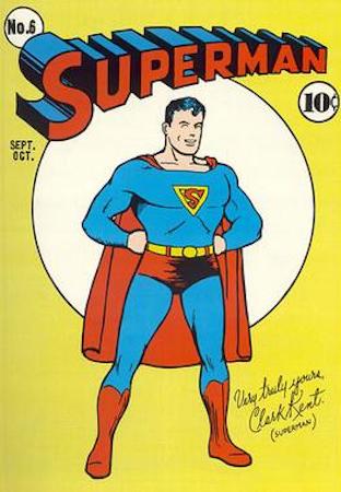 Superman comic book cover