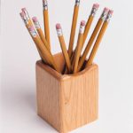 Wooden Pencil Holder