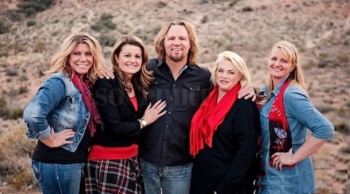 The cast of the Sister Wives TV reality show