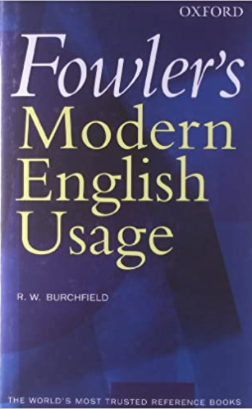 The front cover of Fowler's classic book